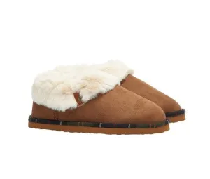 Barbour Womens Eloise Bootie Slipper Camel