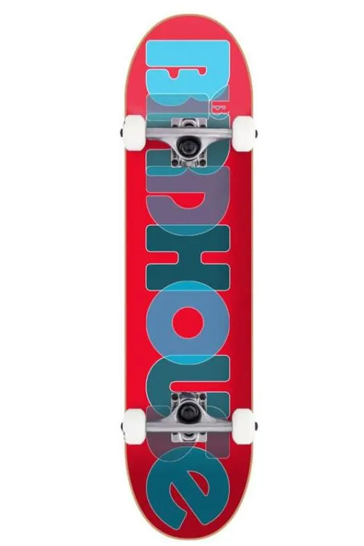 BIRDHOUSE COMPLETE SKATEBOARD OPACITY 8" - RED/BLUE