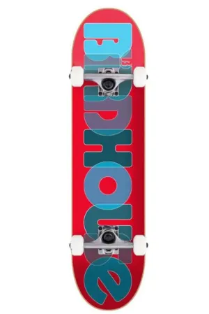 BIRDHOUSE COMPLETE SKATEBOARD OPACITY 8" - RED/BLUE