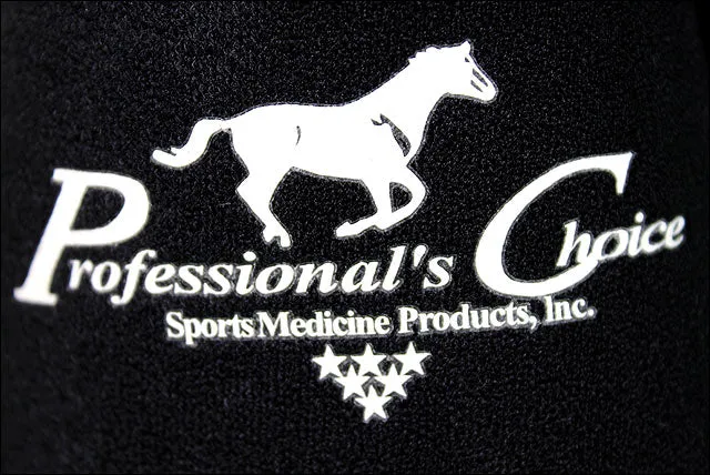 Black Large Professional Choice Quick Wrap Hoof Soft Horse Bell Boot