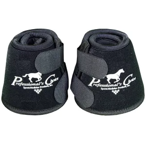 Black Large Professional Choice Quick Wrap Hoof Soft Horse Bell Boot