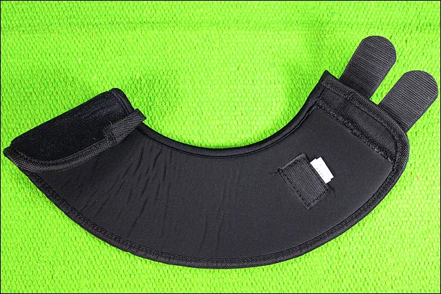 Black Large Professional Choice Quick Wrap Hoof Soft Horse Bell Boot