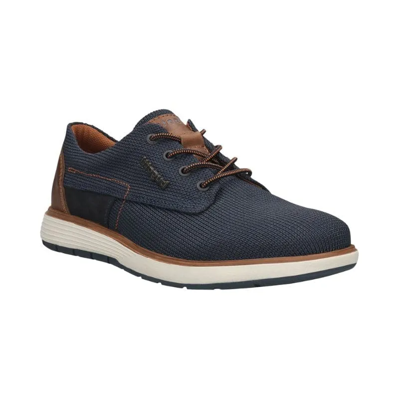 Bugatti Mens Blue Lace Up Trainer Brute 321-AS403-6900