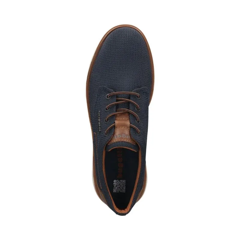 Bugatti Mens Blue Lace Up Trainer Brute 321-AS403-6900