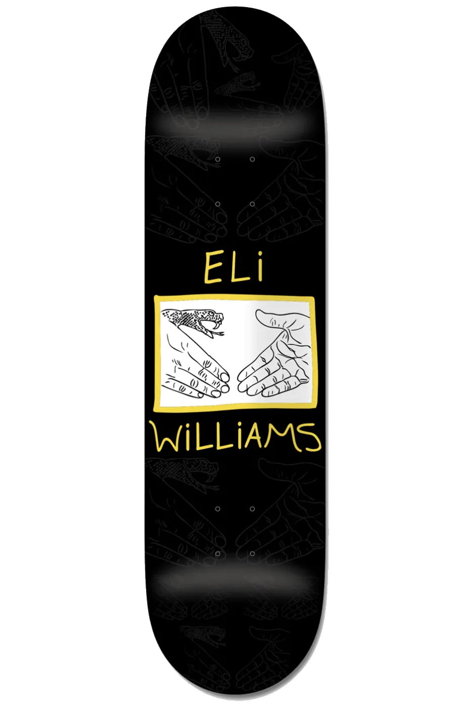 DOOM SAYERS CLUB DECK SNAKE SHAKE 3D ELI 8.5 - BLACK/GOLD