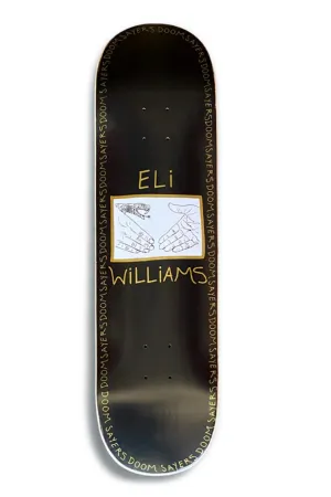 DOOM SAYERS CLUB DECK SNAKE SHAKE 3D ELI 8.5 - BLACK/YELLOW