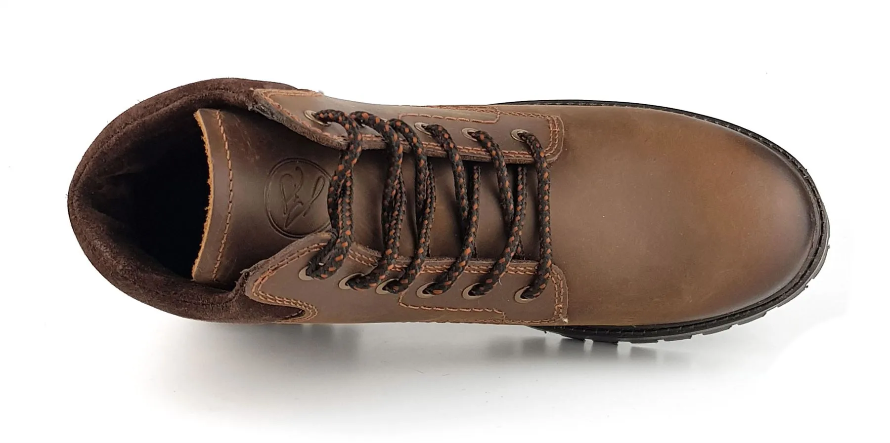 Frank James Bisley Mens Leather Lace Up Yuma Commando Casual Boots