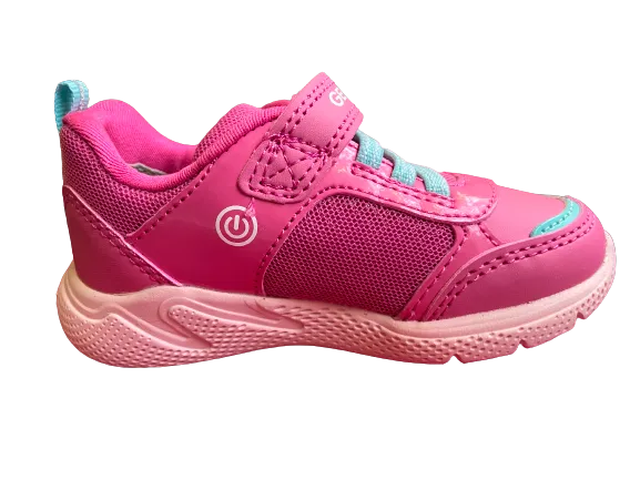 Girls Geox B.Sprintye Light Up Trainers