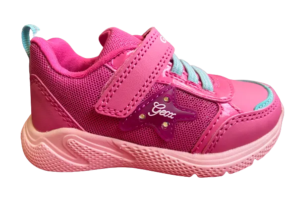 Girls Geox B.Sprintye Light Up Trainers