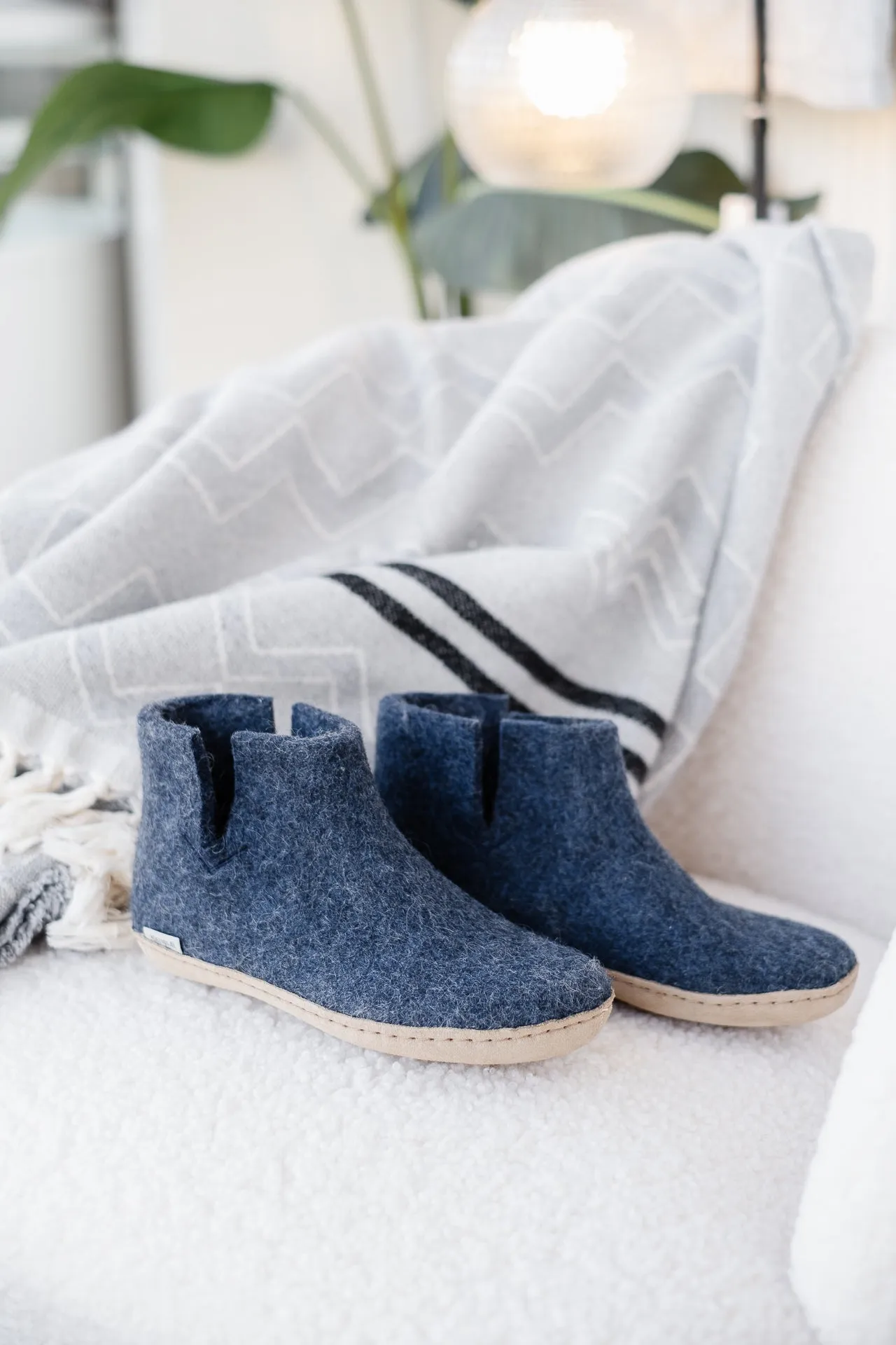 Glerups Felt Boot  -  Denim