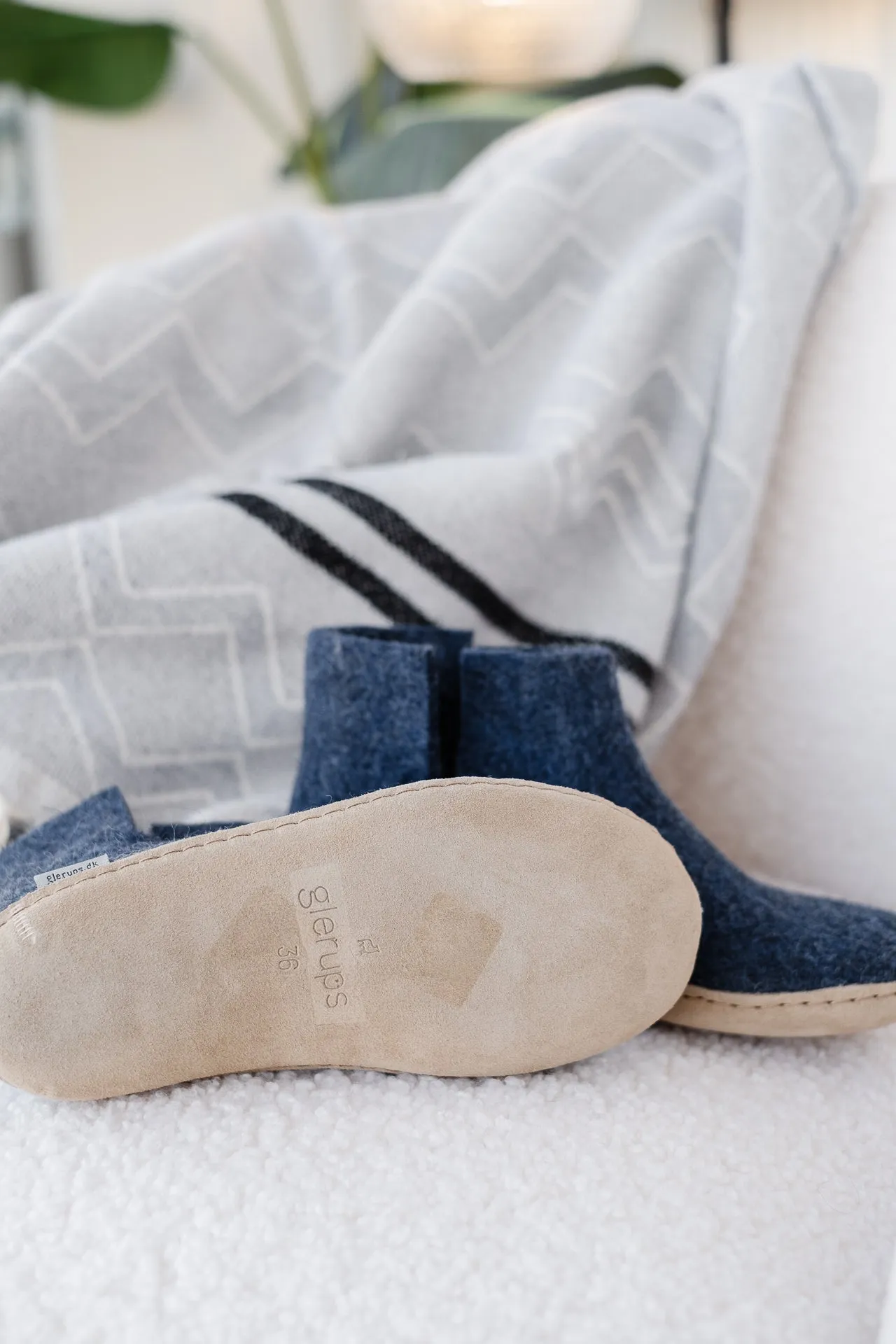 Glerups Felt Boot  -  Denim
