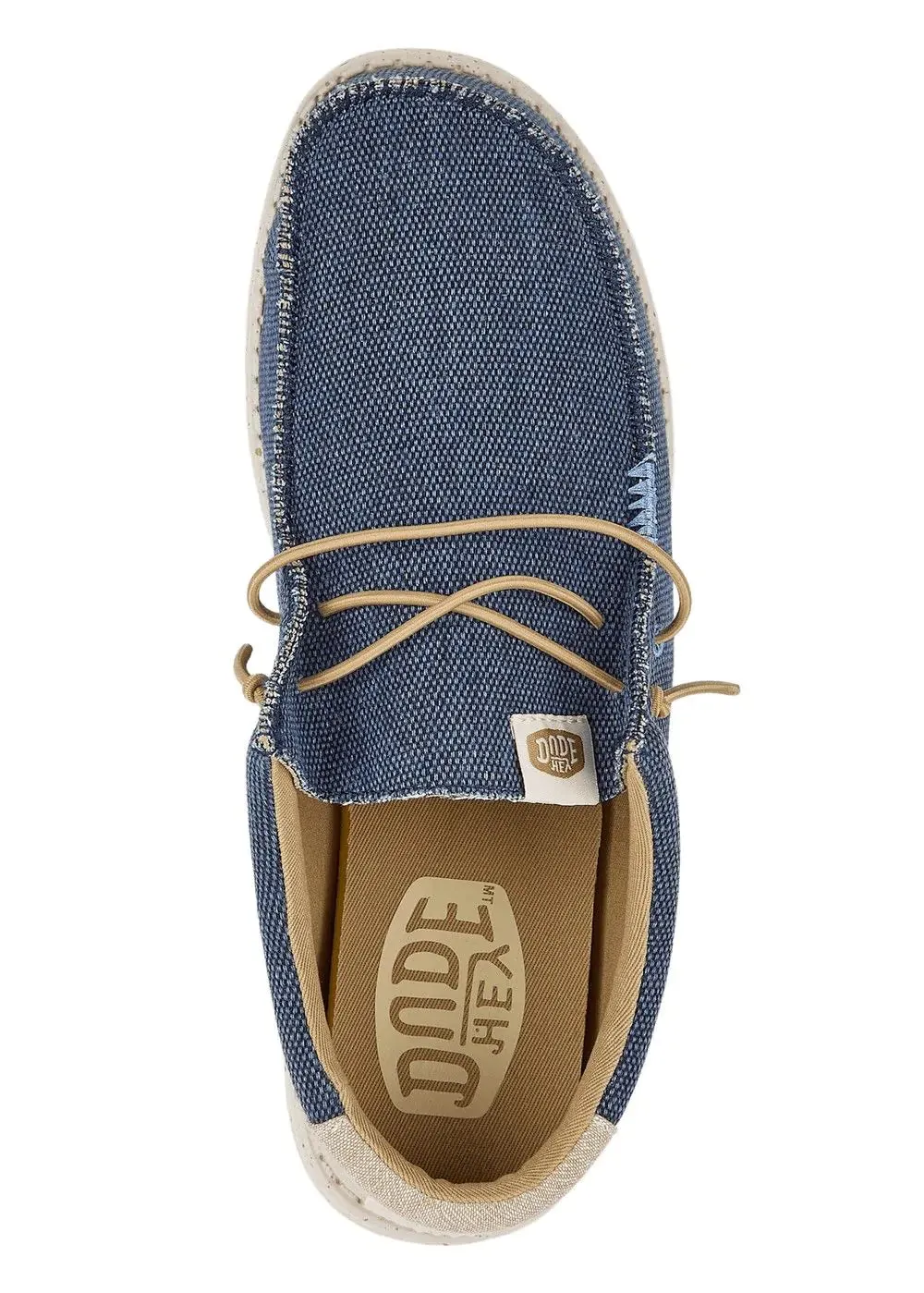 Hey Dude Men's Wally Coastline Jute Trainers Navy Blue