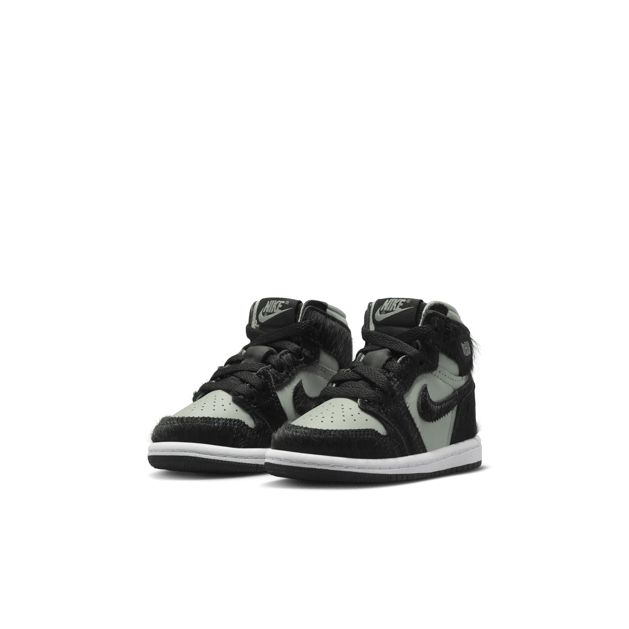 Jordan - Girl - TD Retro 1 High - Medium Grey/Black/White