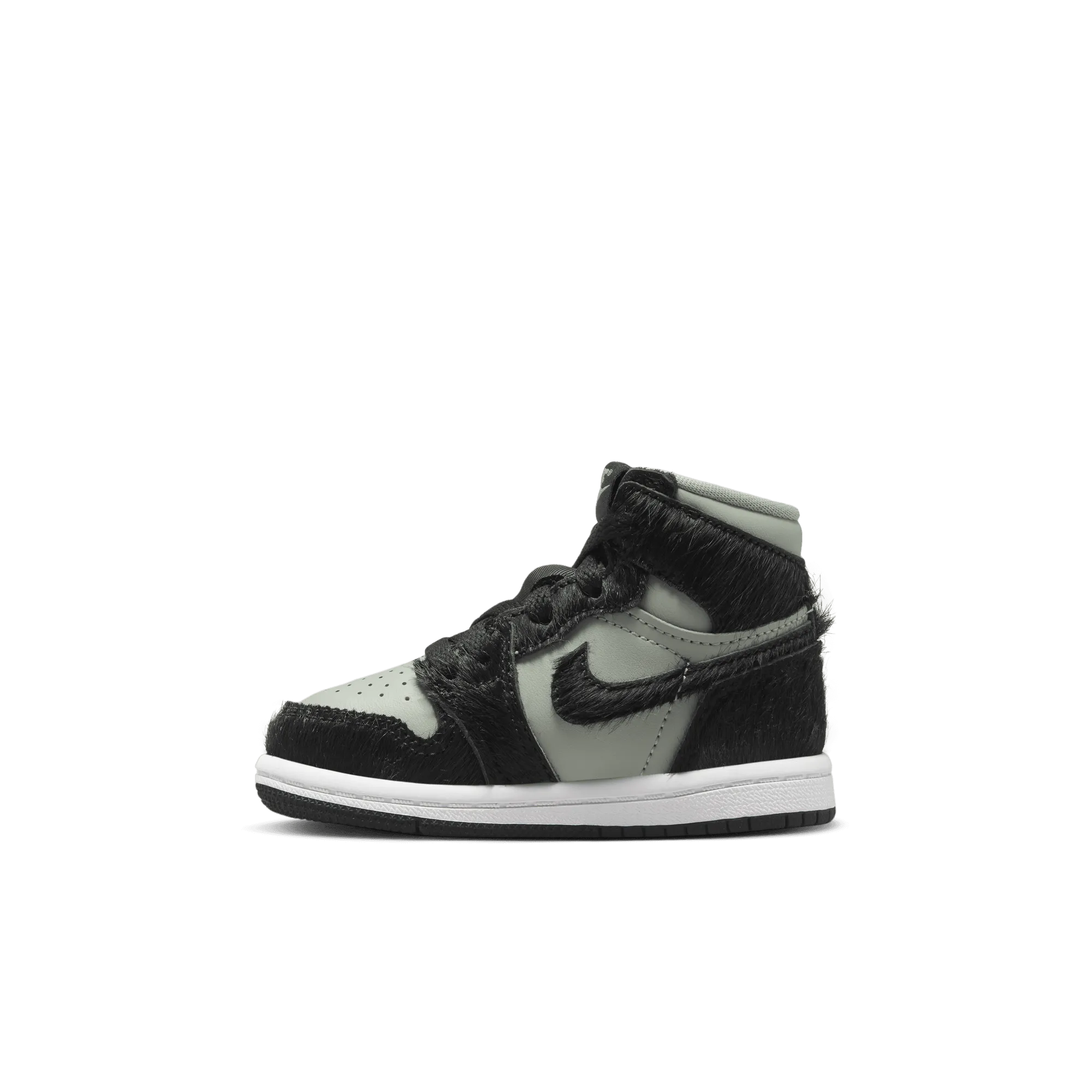 Jordan - Girl - TD Retro 1 High - Medium Grey/Black/White