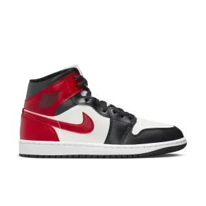 Jordan - Women - Air Jordan 1 Mid - Sail/Gym Red