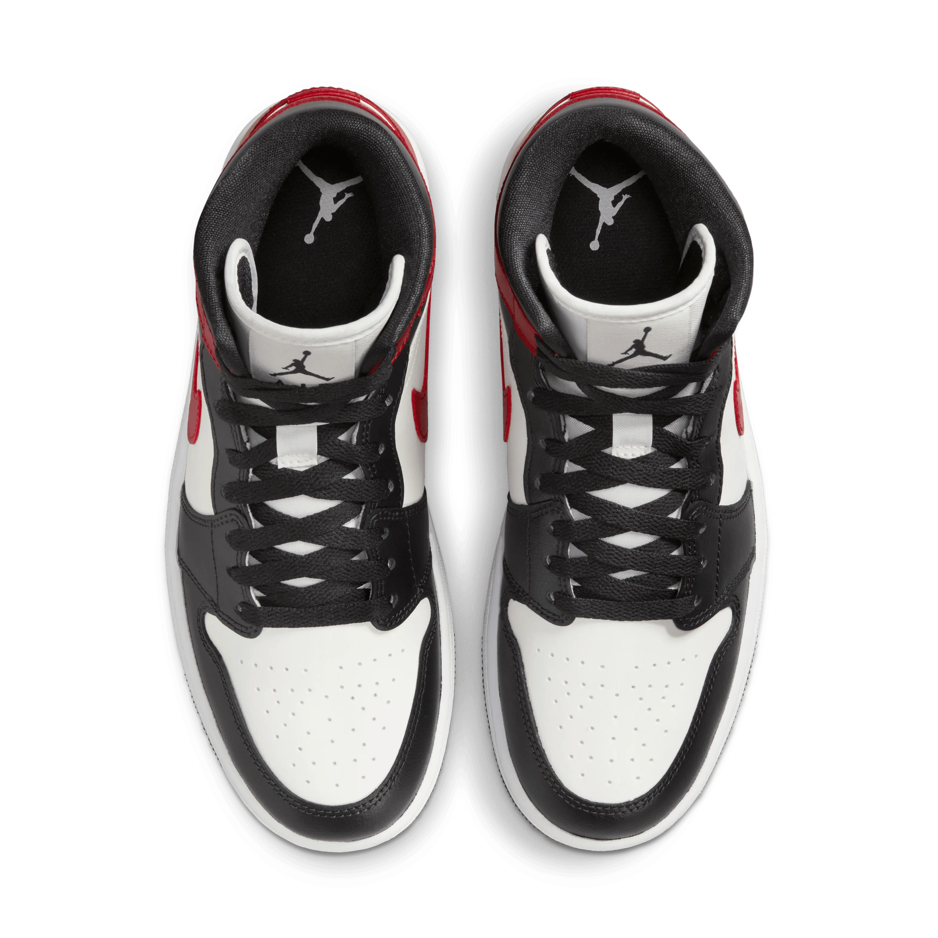 Jordan - Women - Air Jordan 1 Mid - Sail/Gym Red