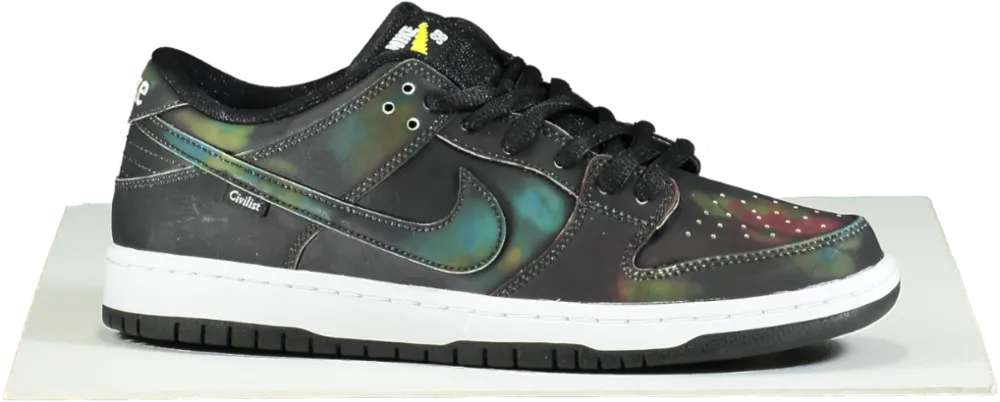 Nike CZ5123 Black SB Dunk Low Pro QS Trainers  UK 07 