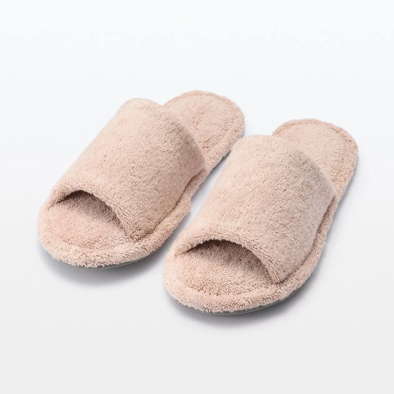 Open Toe Pile Slippers