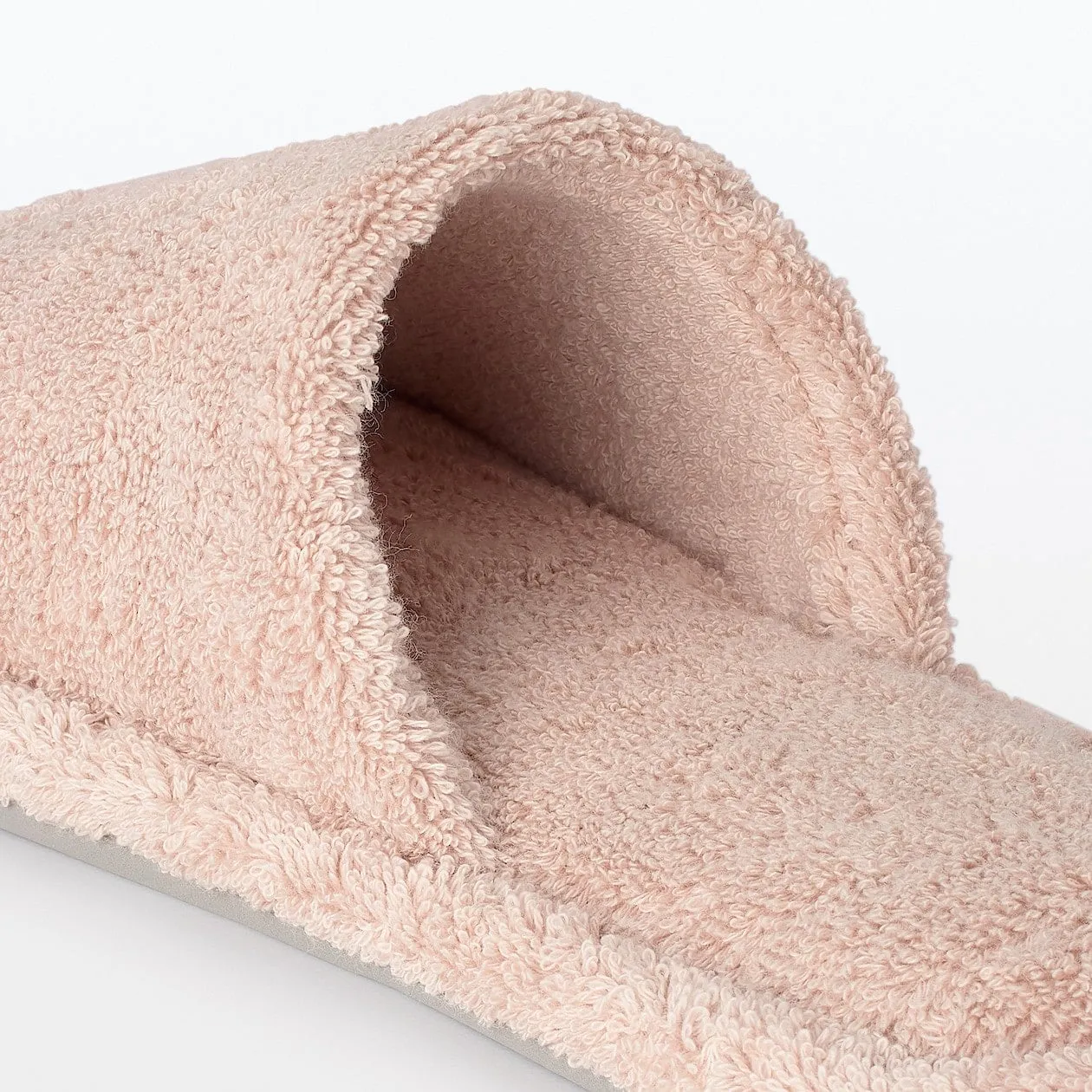 Open Toe Pile Slippers
