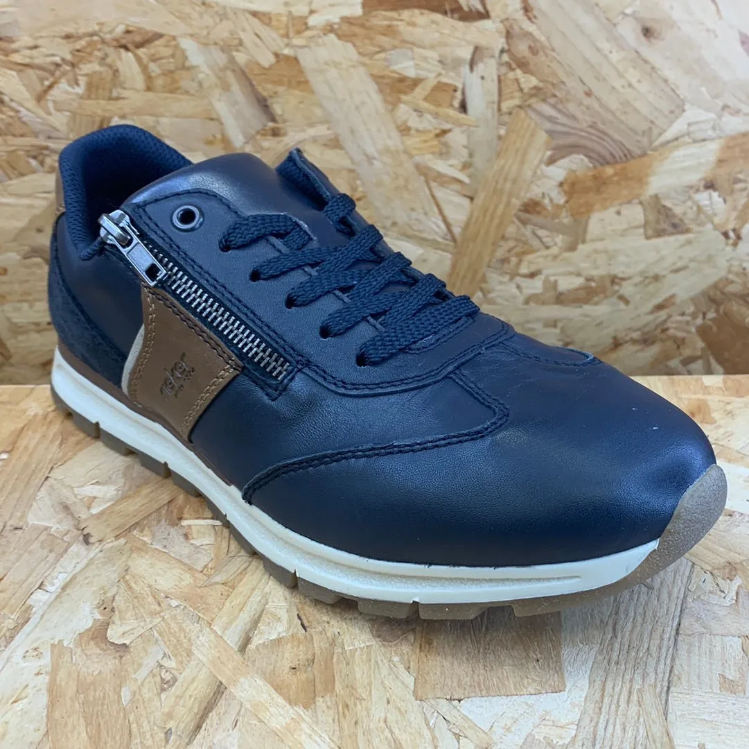 Rieker Mens Casual Trainers - Navy