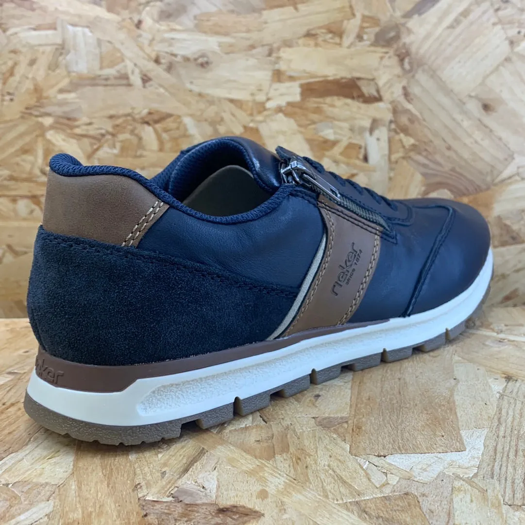 Rieker Mens Casual Trainers - Navy