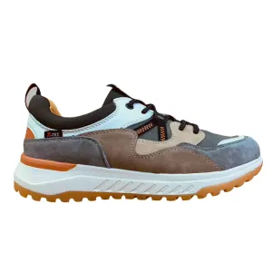 Rieker Mens Evolution Leather Trainers - Green