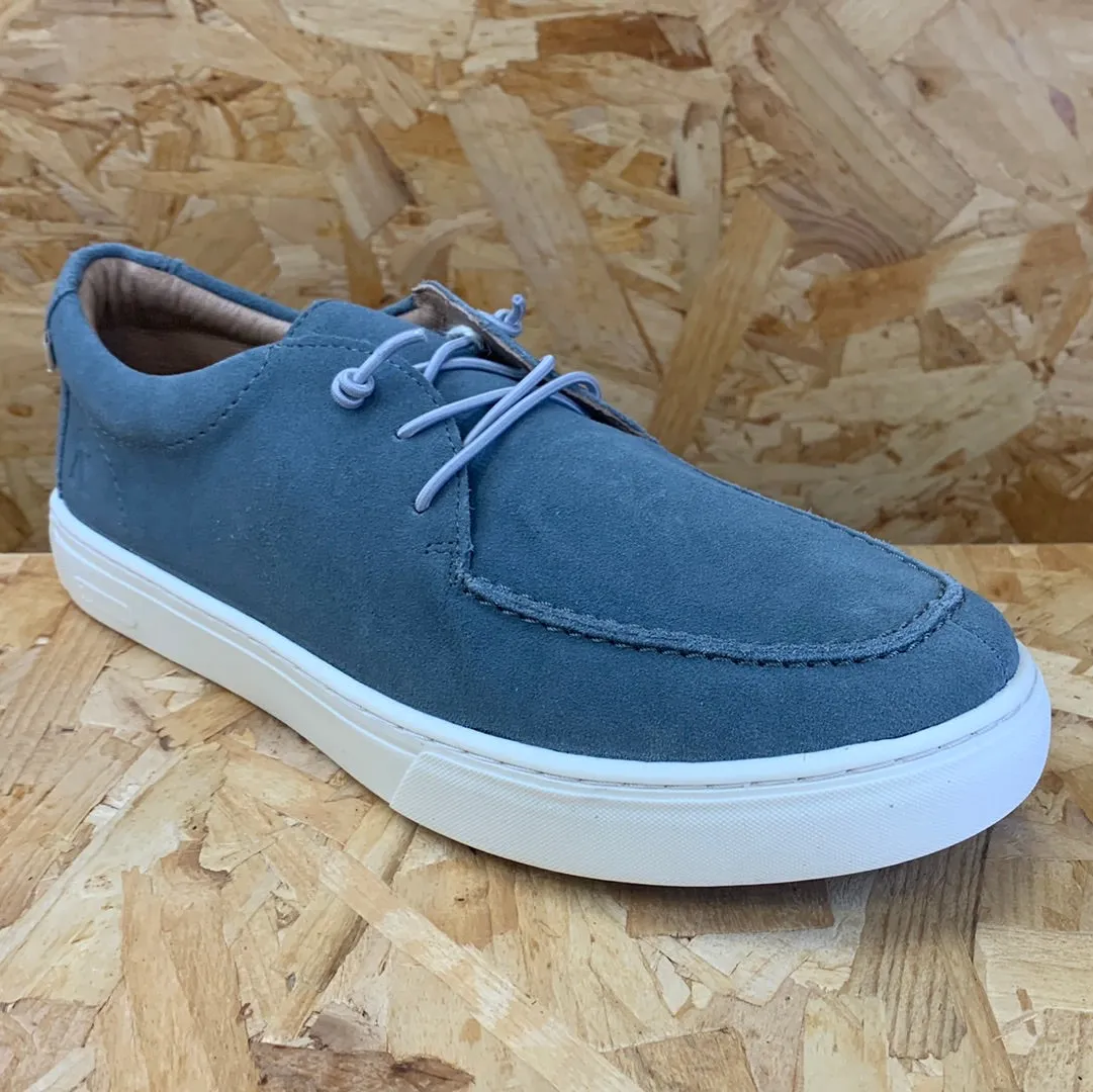 Rieker Mens Evolution Slip On Suede Mule - Blue