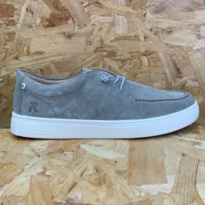 Rieker Mens Evolution Slip On Suede Mule - Grey