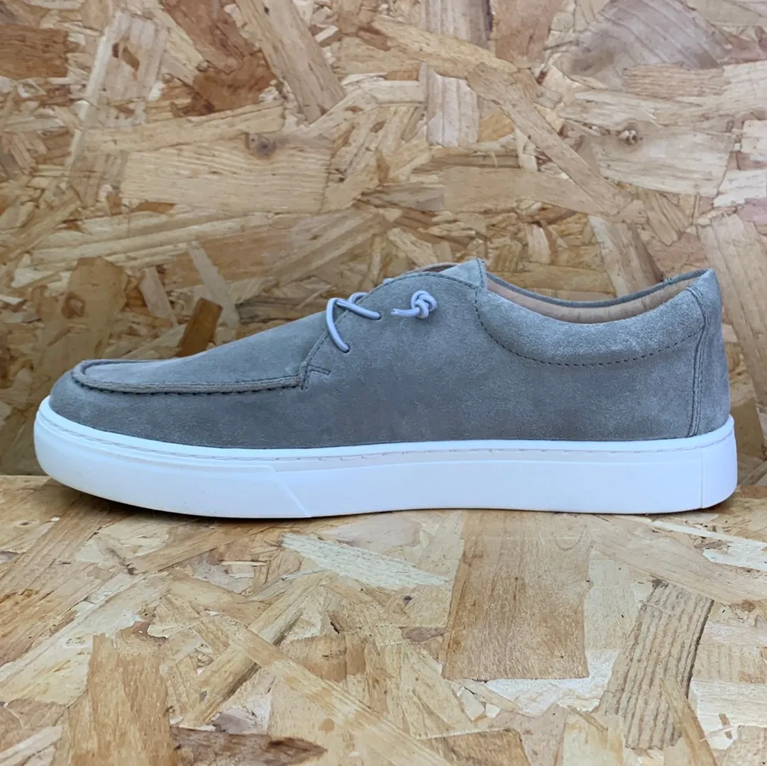 Rieker Mens Evolution Slip On Suede Mule - Grey