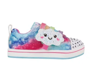 Skechers Toddler S Lights Twinkle Toes Sparkle Rayz Rainbow Smiles Trainers