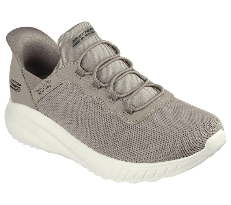 Skechers Women's 117500W/TPE Slip-ins: BOBS Sport Squad Chaos Trainers Taupe
