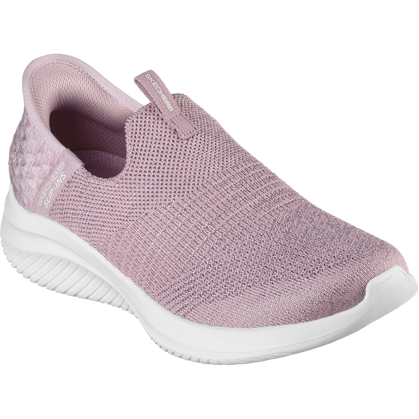 Skechers Womens Ultra Flex 3.0 Smooth Step Trainers - Mauve