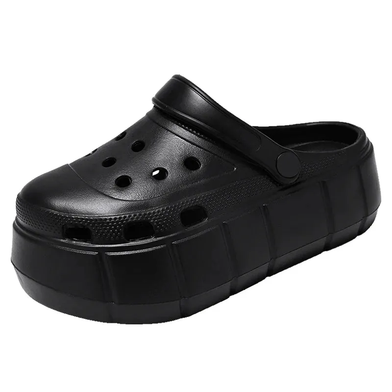 Summer tooling platform sandals cave slippers