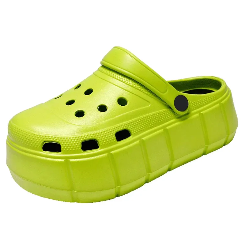 Summer tooling platform sandals cave slippers