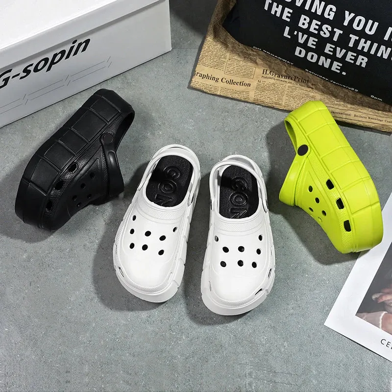 Summer tooling platform sandals cave slippers