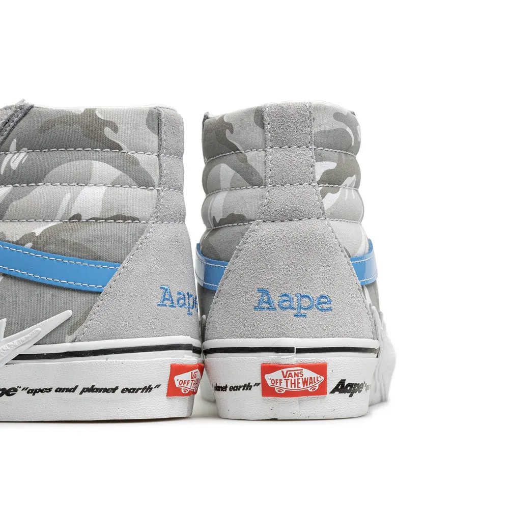 Vans x AAPE Sk8-Hi Bolt | Grey Blue