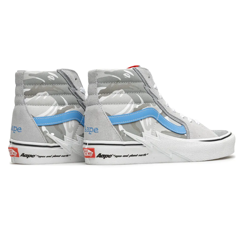 Vans x AAPE Sk8-Hi Bolt | Grey Blue