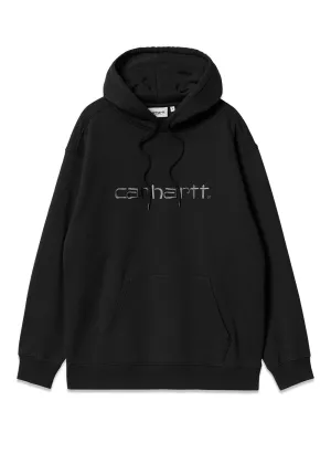 W' Hooded Carhartt Sweatshirt - Black / Black