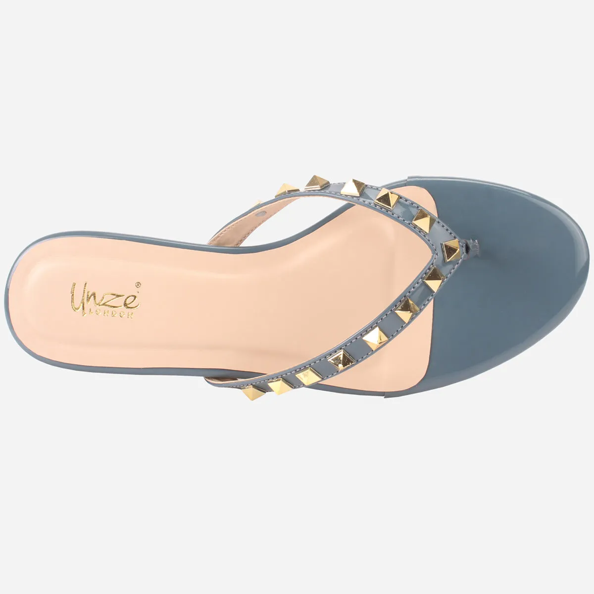 Womens "LEILI" Stud Detailing Summer Slippers