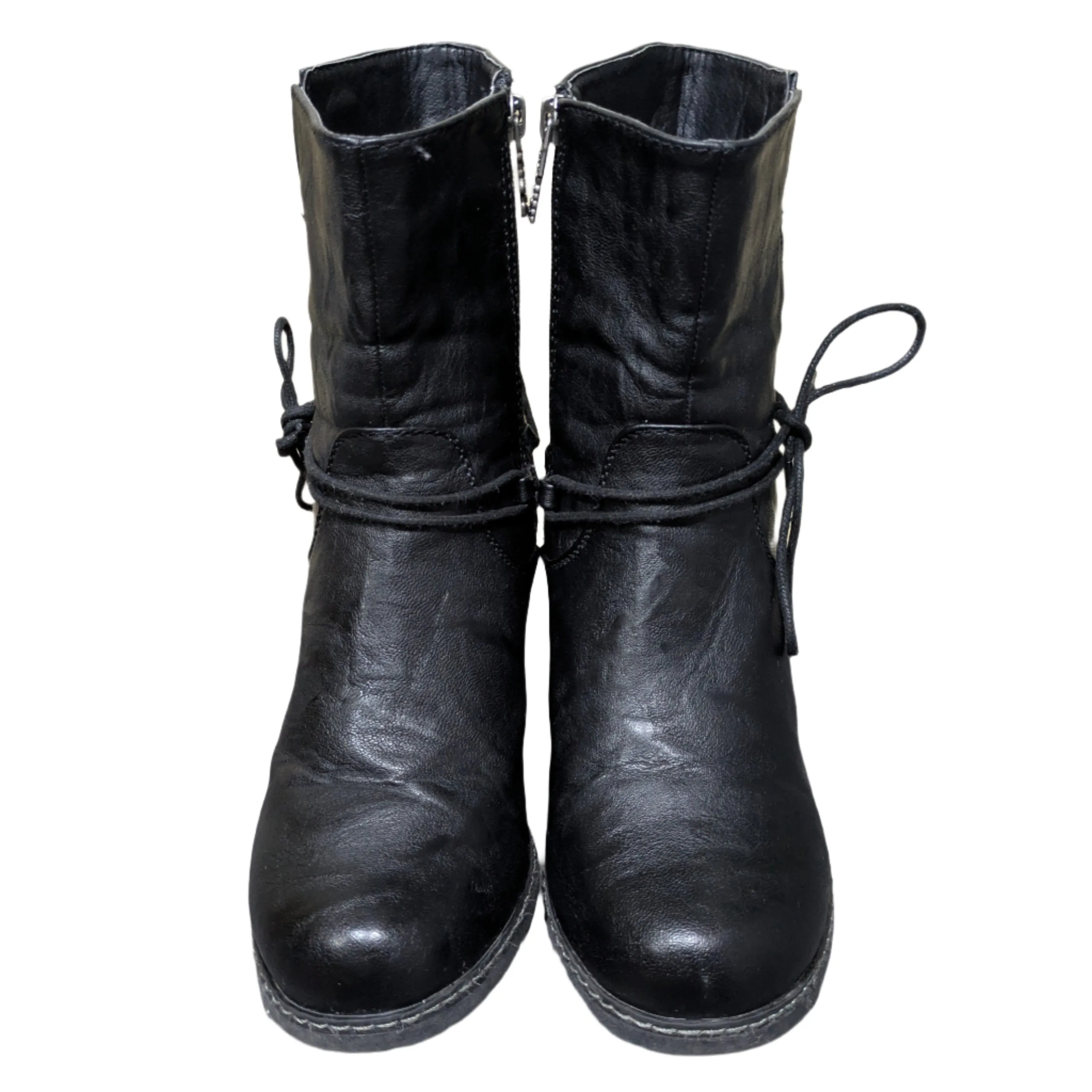 Women's Refresh Relaxed Ankle Boot with Wrap-Around Lace Size UK 6 / EU 39 / US 8