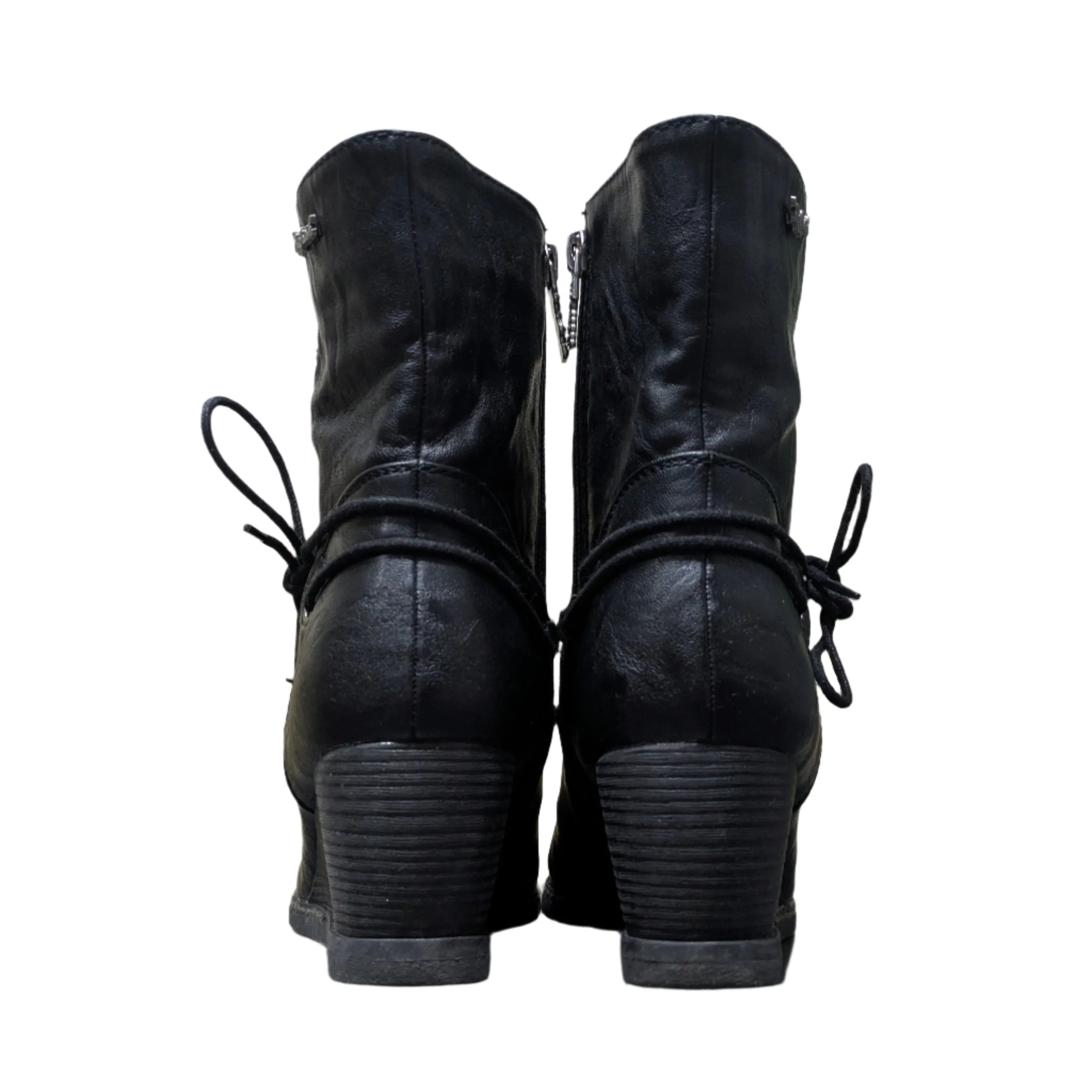 Women's Refresh Relaxed Ankle Boot with Wrap-Around Lace Size UK 6 / EU 39 / US 8